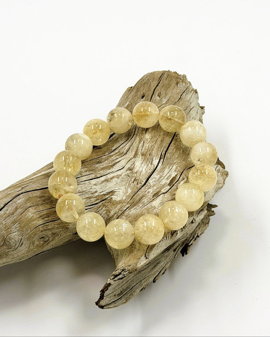 Hematoid Quartz Bracelet(Light Golden)