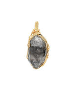 Load image into Gallery viewer, double pointed herkimer diamond pendant
