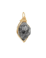 Load image into Gallery viewer, double pointed herkimer diamond pendant
