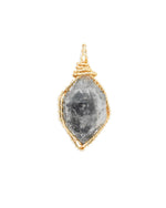 Load image into Gallery viewer, double pointed herkimer diamond pendant
