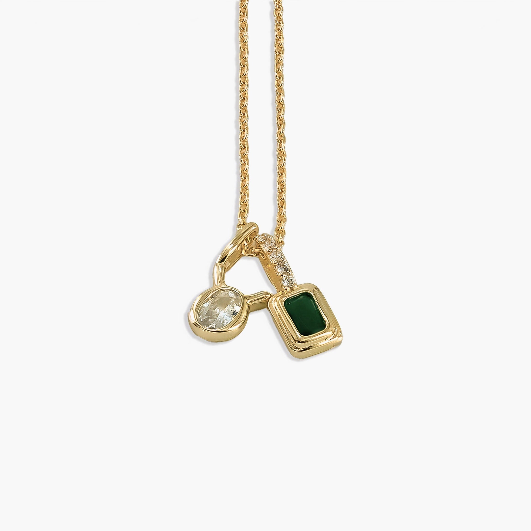 Taurus Olivine Zodiac Energy Necklace