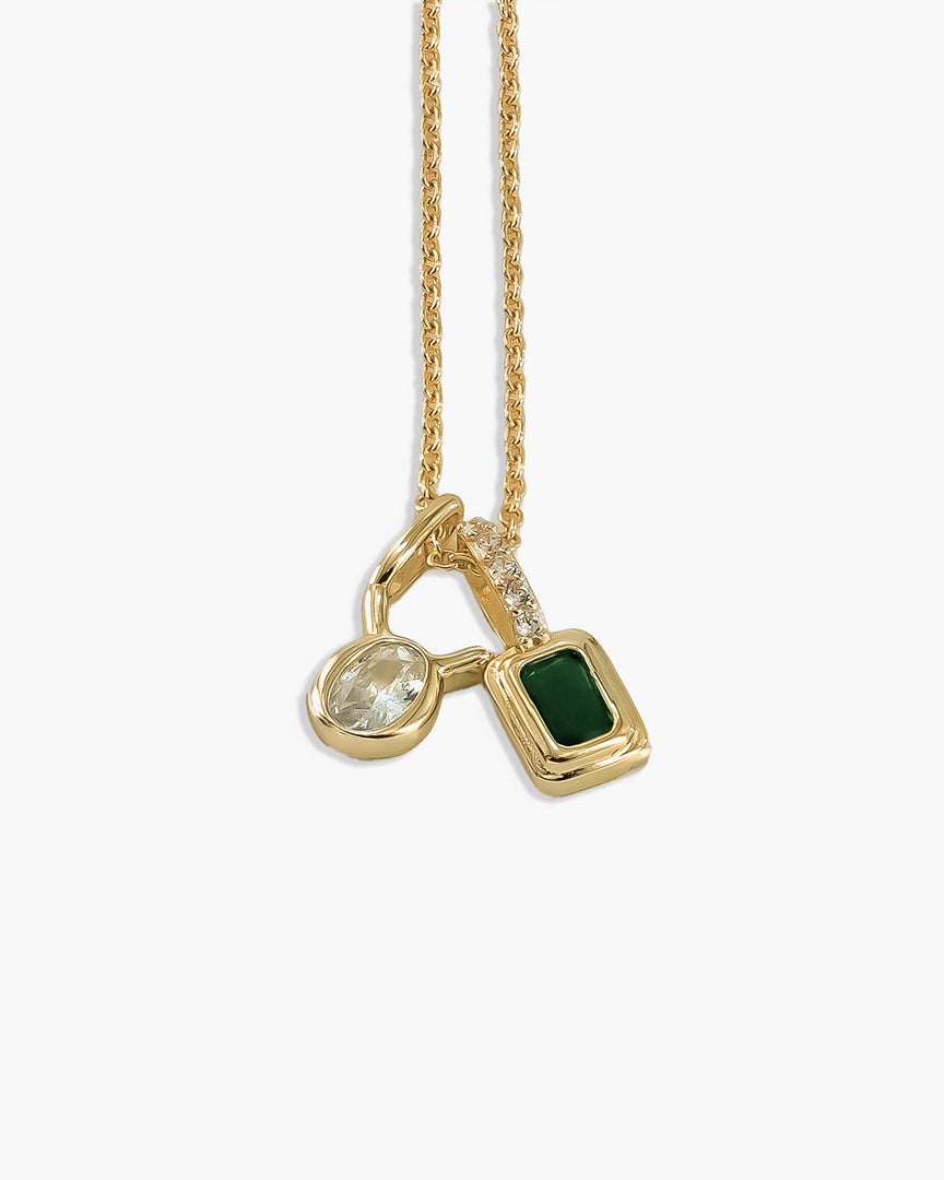 Taurus Olivine Zodiac Energy Necklace