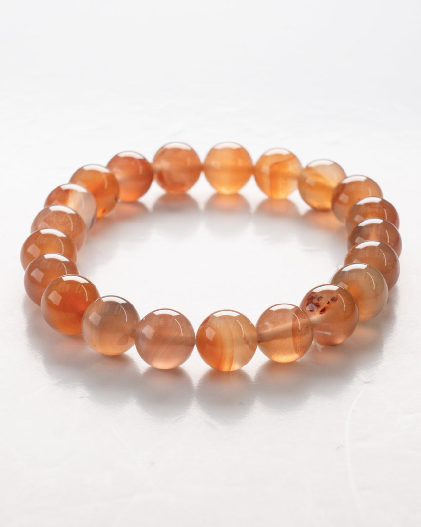orange agate bracelet
