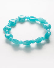 Amazonite Heart Bracelet