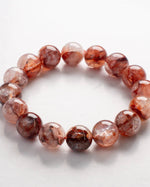 Load image into Gallery viewer, Hematoid Quartz Bracelet (Light Red)