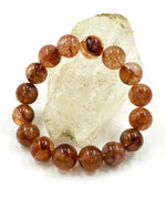 Load image into Gallery viewer, Hematoid Quartz Bracelet