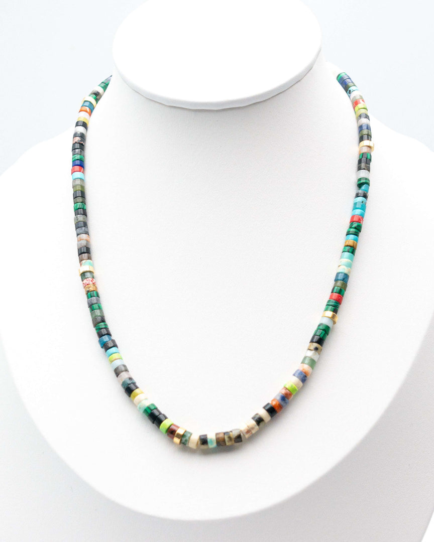 Rainbow Stone Necklace