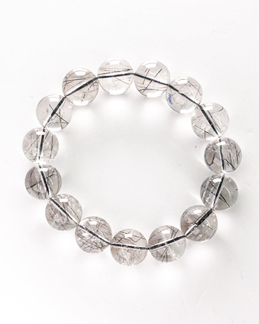 Black Rutilated Quartz Bracelet