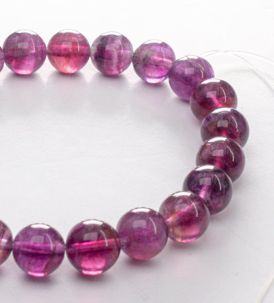 Purple Fluorite Bracelet