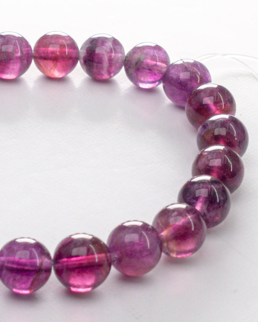 Purple Fluorite Bracelet