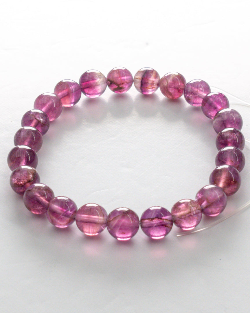 Purple Fluorite Bracelet