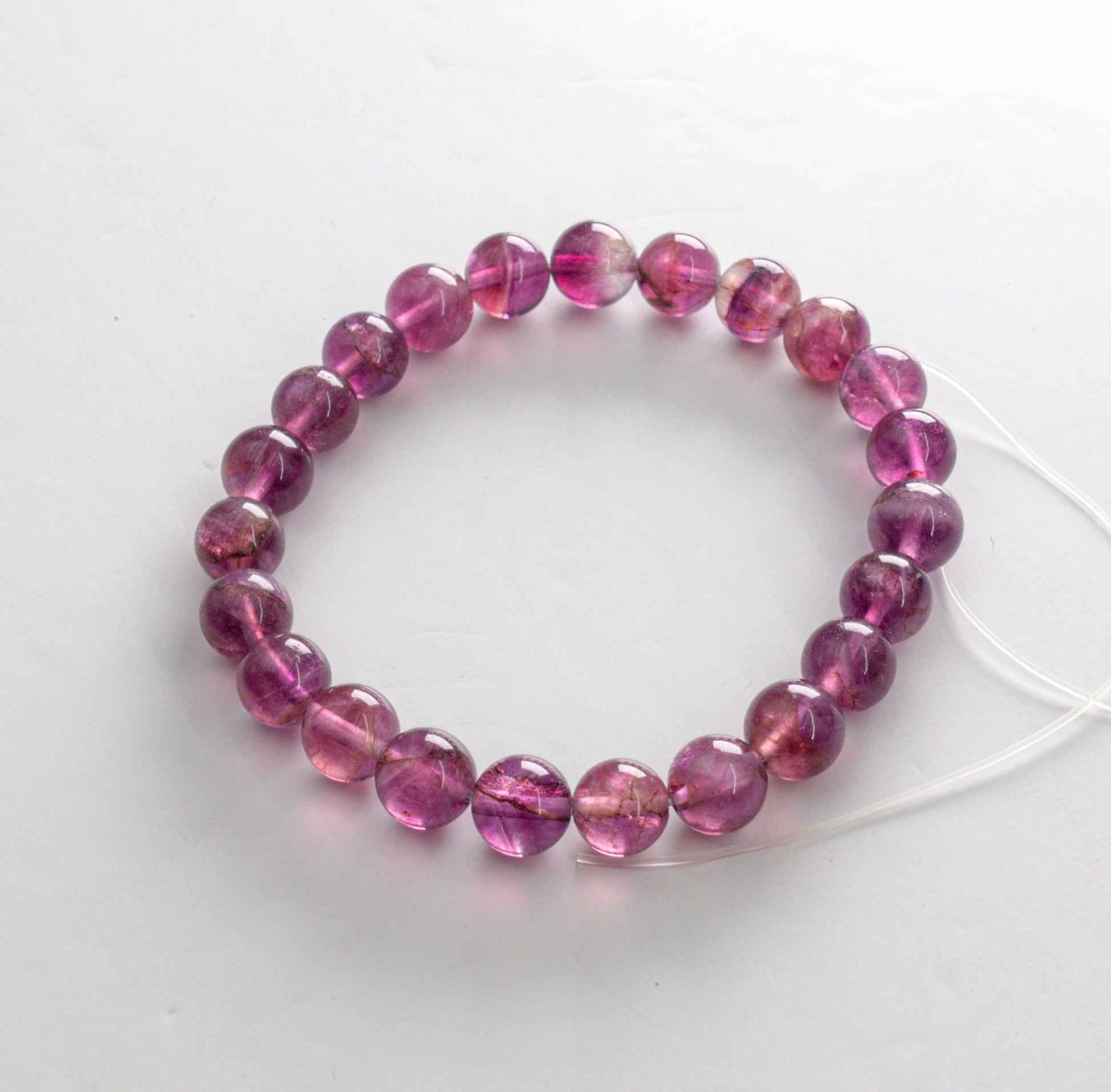 Purple Fluorite Bracelet