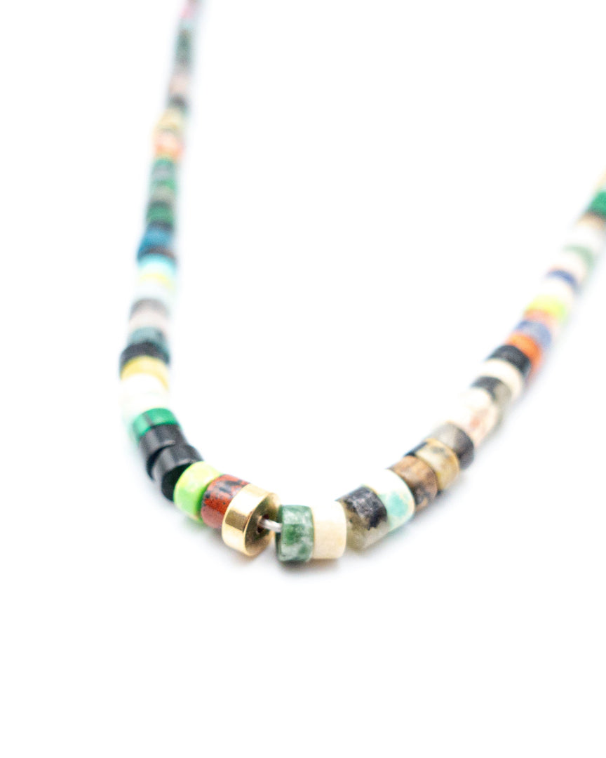 Rainbow Stone Necklace