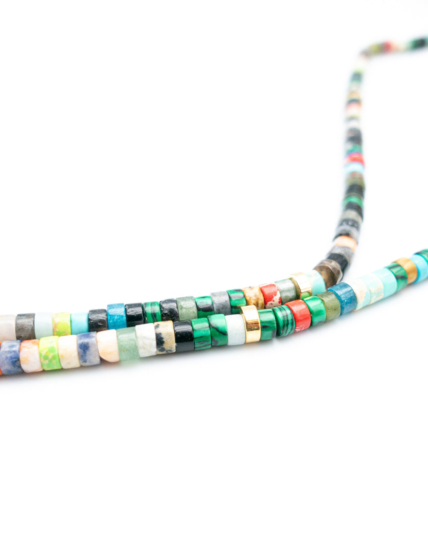 Rainbow Stone Necklace