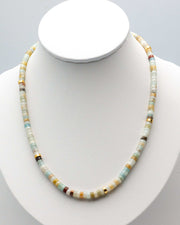Rainbow Calcite Stone Necklace