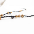 Black Wood Shell Necklace