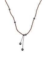 Load image into Gallery viewer, Bronze Bead Necklace
