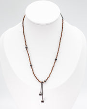 Bronze Bead Necklace