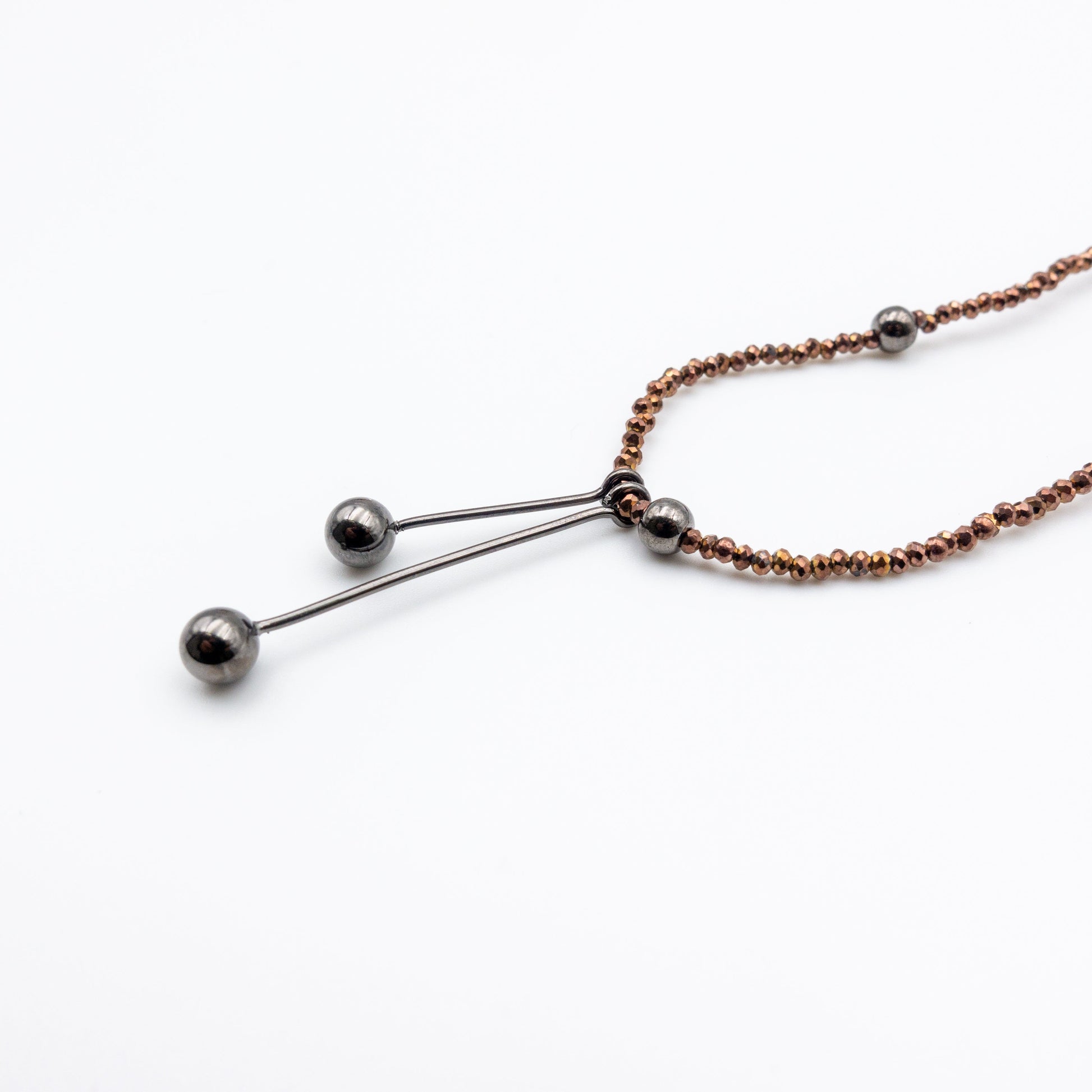 Bronze Bead Necklace