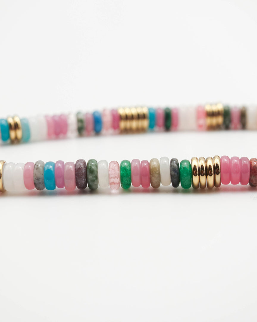 Disco Stone Necklace
