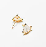 Load image into Gallery viewer, Golden Divas Stud Earrings
