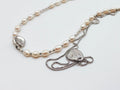 Double Chain Beaded Pearl Necklace