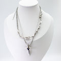 Star Pendant Double Chain Necklace