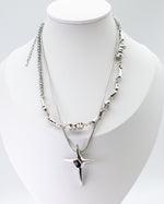 Load image into Gallery viewer, Star Pendant Double Chain Necklace
