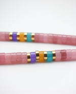 Load image into Gallery viewer, Macaron Chalcedony Stone Necklace
