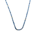 Blue Calcite Stone Necklace