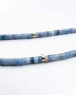 Load image into Gallery viewer, Blue Calcite Stone Necklace
