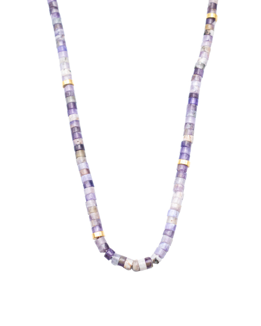 Charoite Stone Necklace