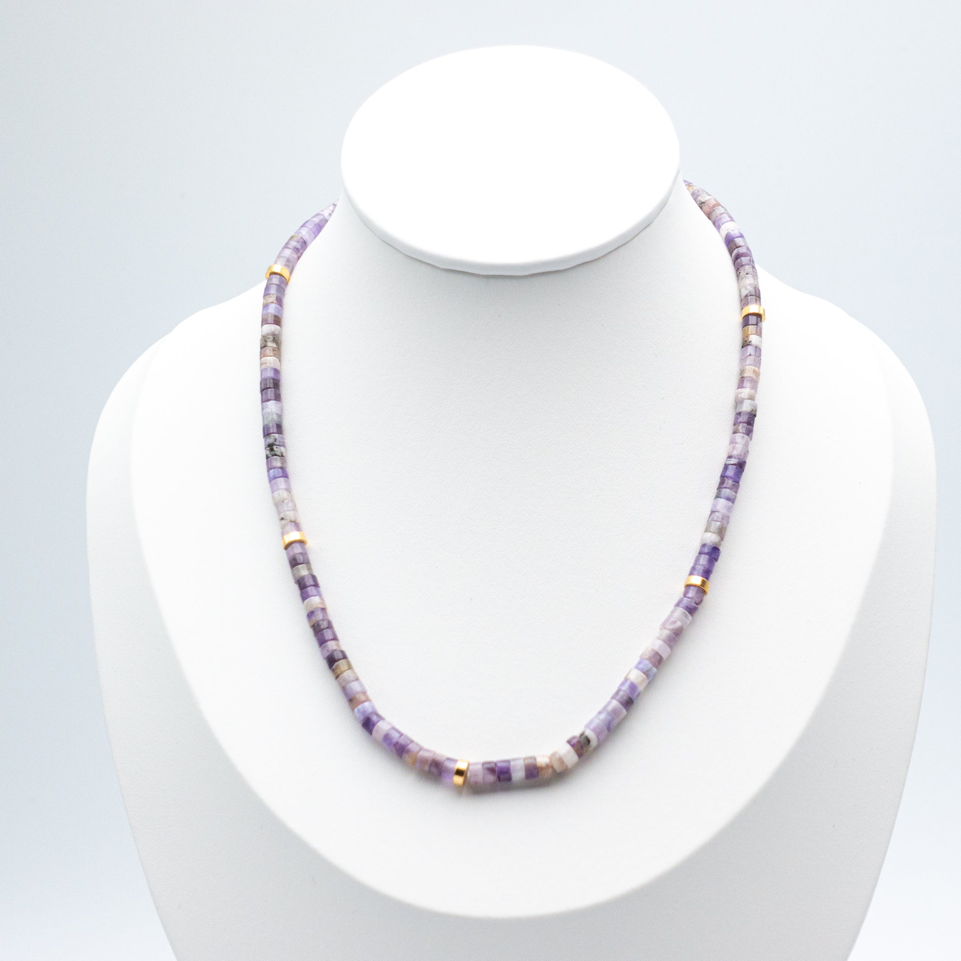 Charoite Stone Necklace