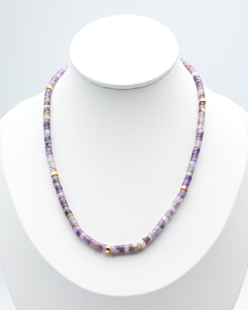 Charoite Stone Necklace