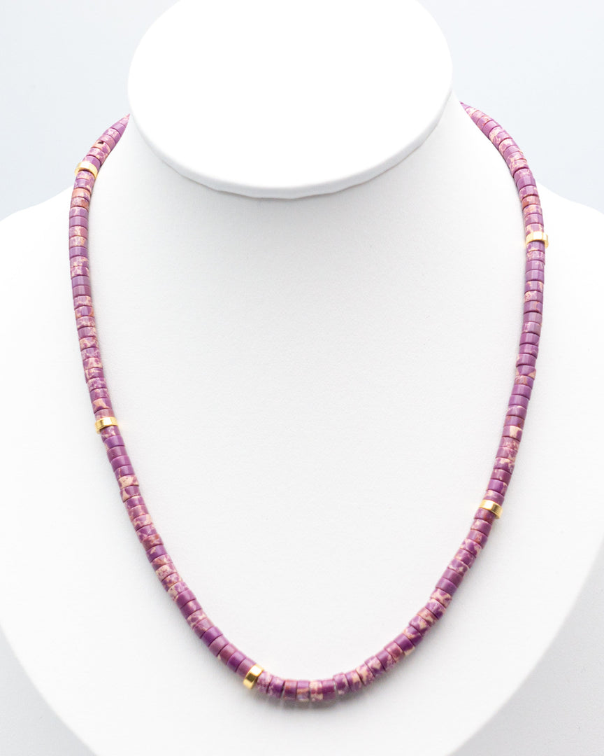 Charoite Stone Necklace