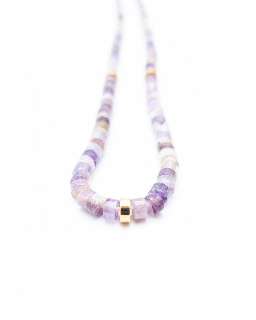 Charoite Stone Necklace