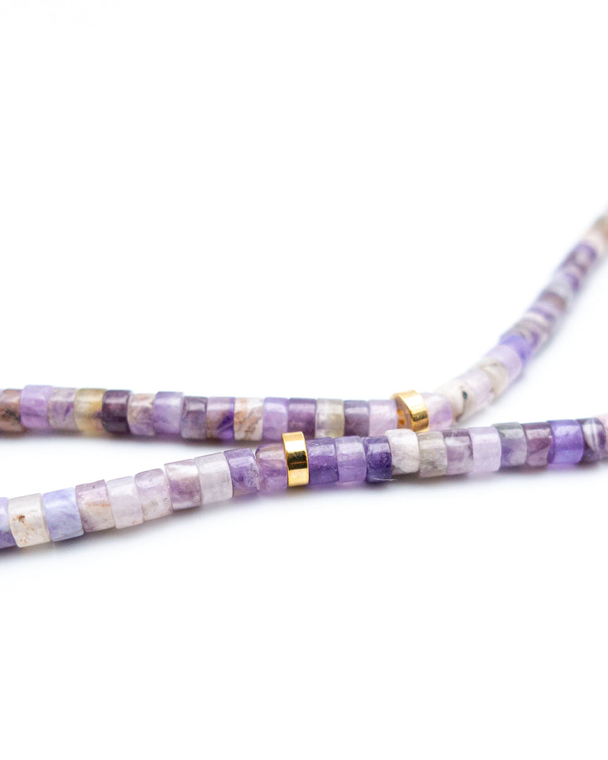 Charoite Stone Necklace