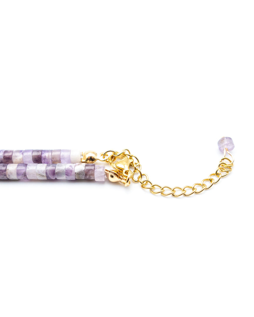 Charoite Stone Necklace