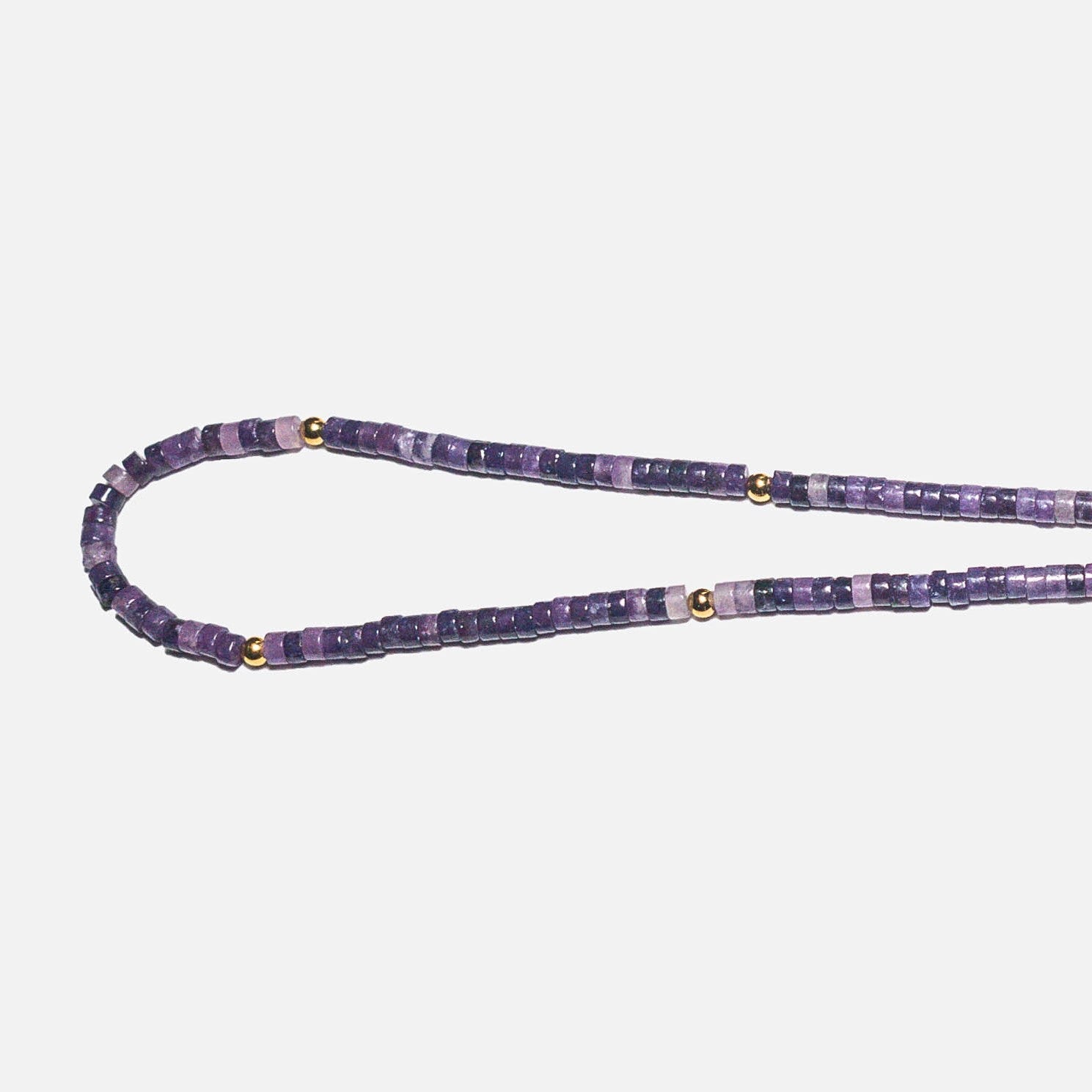 Purple Charoite Stone Necklace