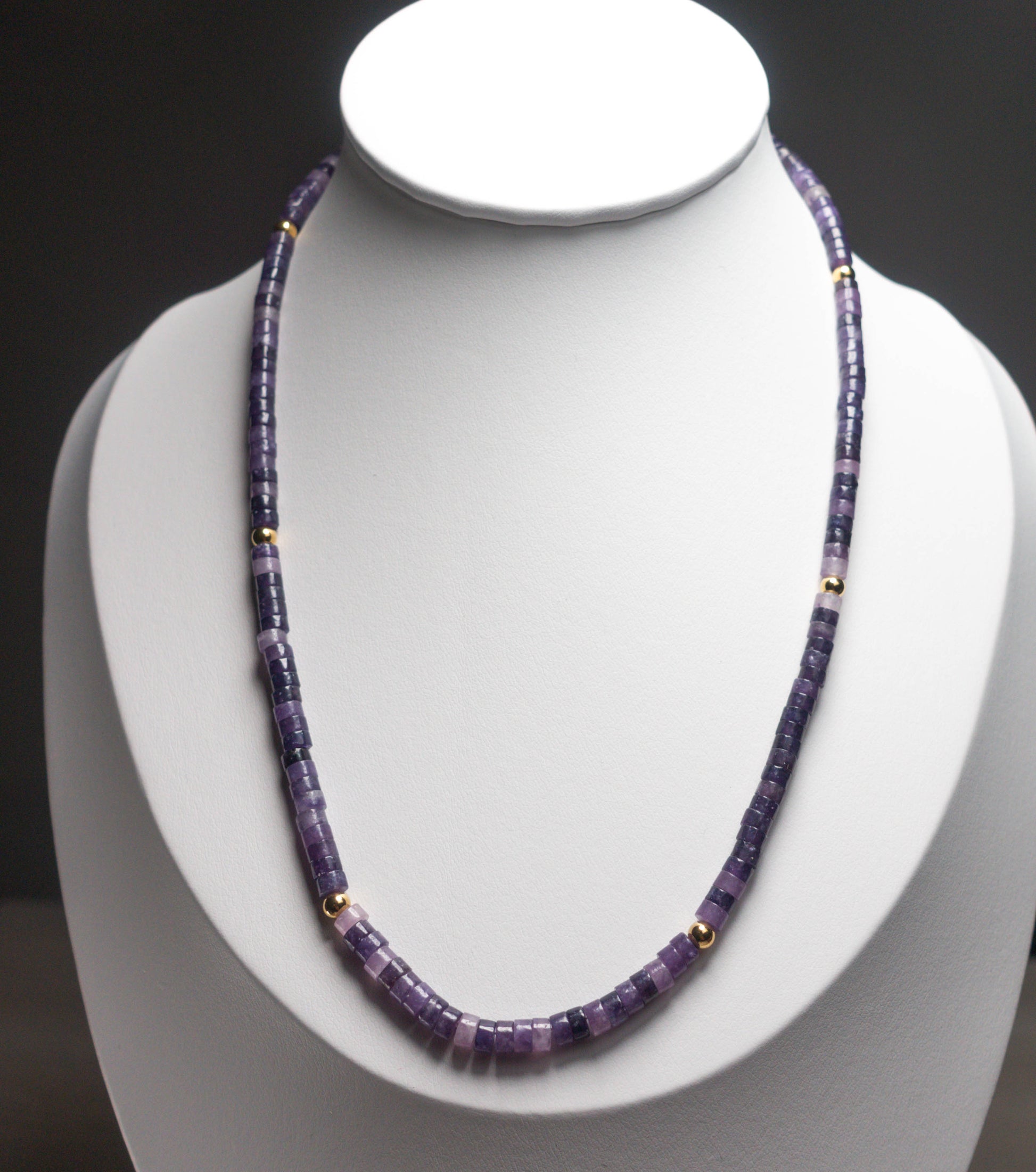 Purple Charoite Stone Necklace