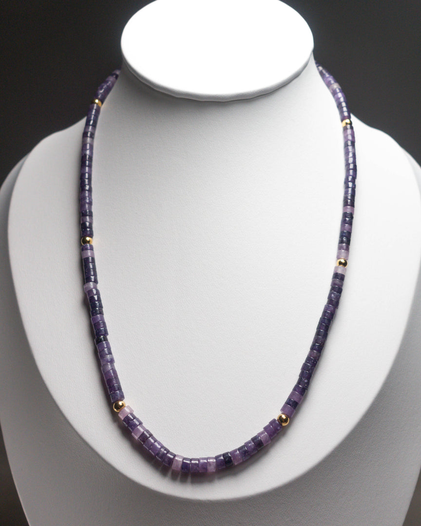 Purple Charoite Stone Necklace