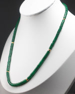 Load image into Gallery viewer, Green Chalcedony Stone Necklace
