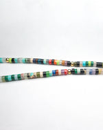Load image into Gallery viewer, Rainbow Line Stone Necklace
