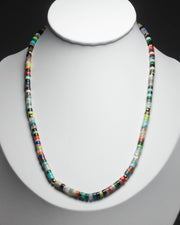 Rainbow Line Stone Necklace