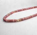 Pink Jade Stone Necklace