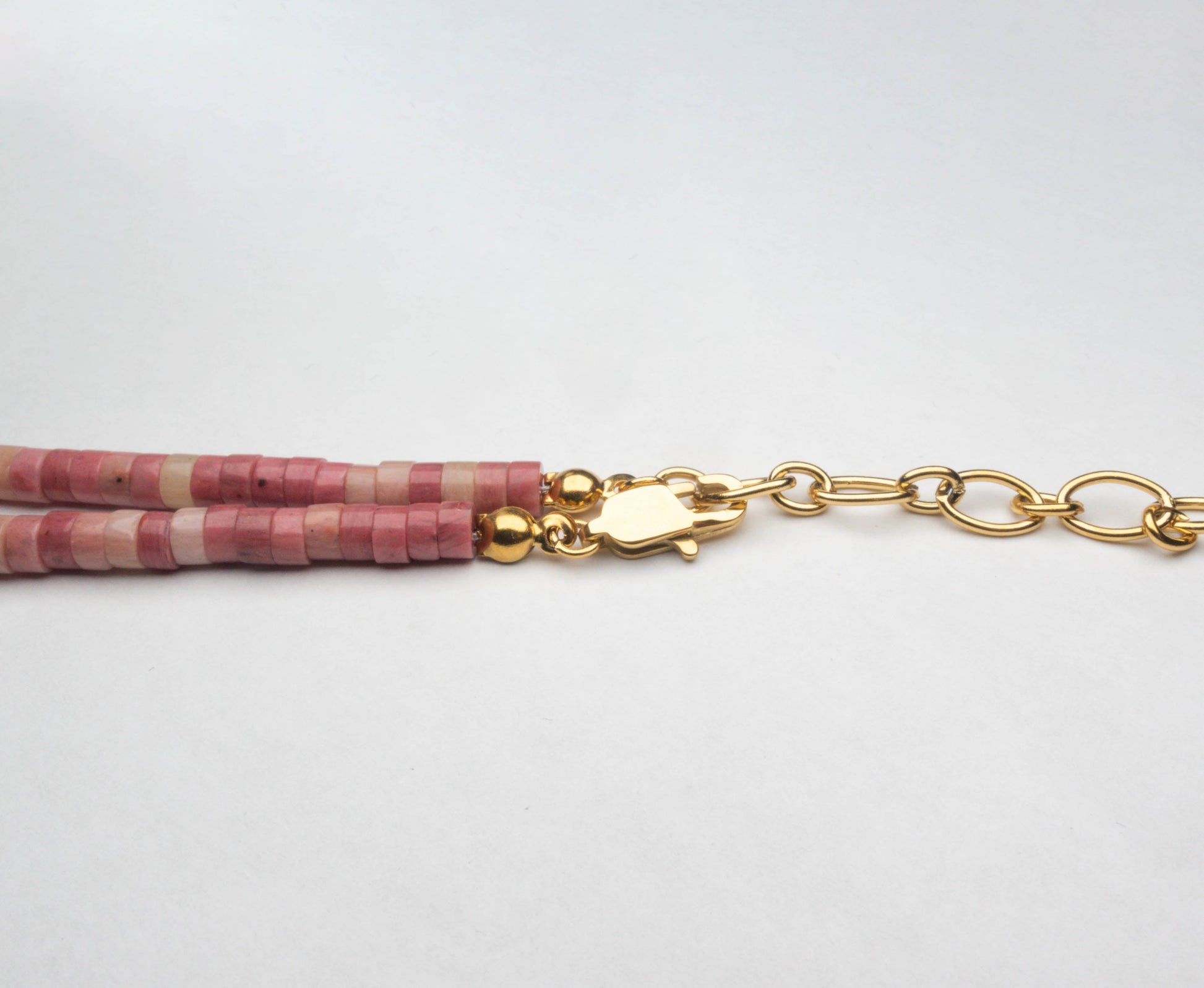 Pink Jade Stone Necklace