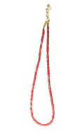 Red Line Stone Necklace