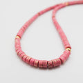 Pink Chalcedony Stone Necklace