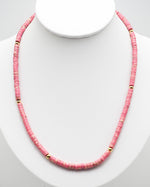 Load image into Gallery viewer, Pink Chalcedony Stone Necklace
