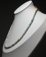 Load image into Gallery viewer, Snakeskin Jasper Stone Necklace
